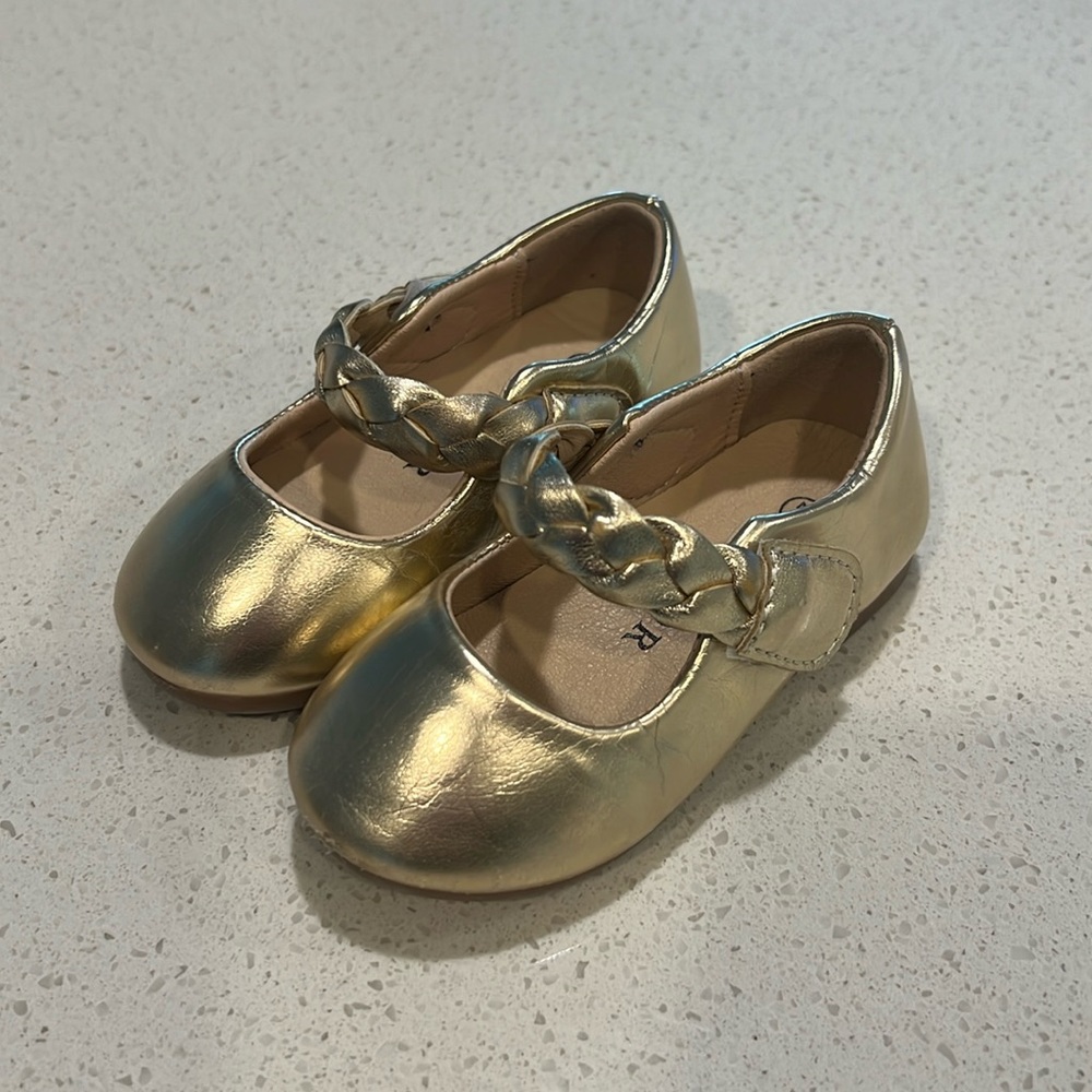 Toddler Girl Golf Ballet Flats Size 5.5